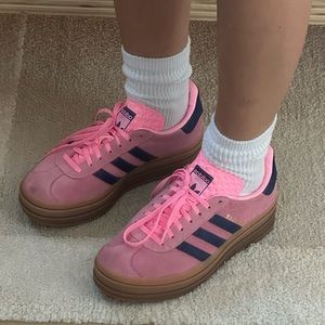 adidas gazelle bold | pink glow 7.5W